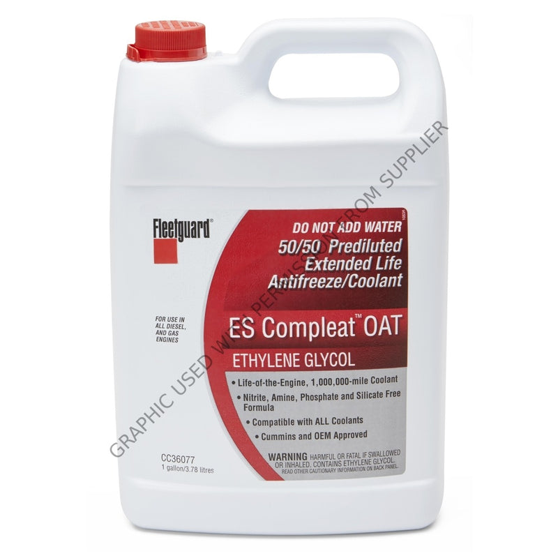 COOLANT ANTIFREEZE -ES COMPLEAT EG OAT 50/50 ( FLEETGUARD )