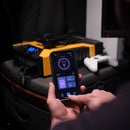 PowerDrive's 3000 Watt power inverter features Bluetooth(R) wireless technology with an APP interface for remote access