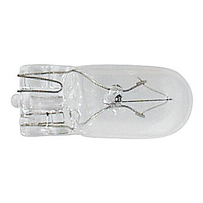 Glass Wedge Mini Bulb, Trade Number 194, T1-3/4, Clear,14 V