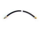 HOSE ASSY, 3/8" X 28", 1/4" FIXED X 1/4" RSWIVEL, BLACK