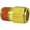 Nylon Push-On Male Conn 1/2" x 3/8"