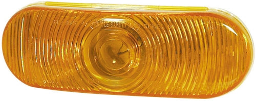 Stop/Turn/Tail Lamp, Incandescent, 6", Amber Oval, Sealed