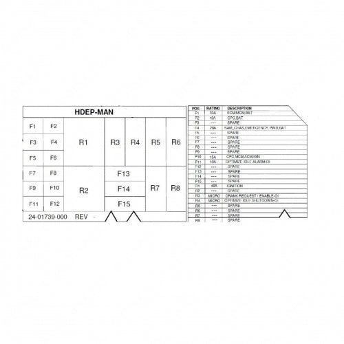 LABEL - MISCELLANEOUS ENGINE WIRING, ELECTRIC, POWER DISTRIBUTION