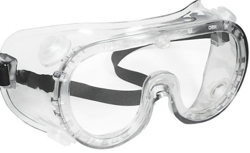 Chemical Splash/Impact Resistant Protective Goggles, Clear Lens