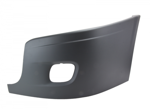 BUMPER END CAP COVER GREY W/ FOG LAMP HOLE, LH, FL CASCADIA 2008-18