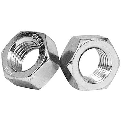 Hex Nut, M12-1.75, Zinc Plated, Steel, Right Hand