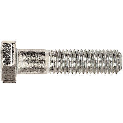 Class 10.9 Hex Head Cap Screw, M8-1.25 x 10 mm, Zinc Plated, Carbon Steel