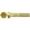 Grade 8 USS Hex Head Cap Screw, 1/2"-13 x 4-1/2", Zinc Yellow, Medium Carbon Alloy Steel