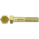 Grade 8 USS Hex Head Cap Screw, 3/4"-10 x 3-1/2", Zinc Yellow, Medium Carbon Alloy Steel