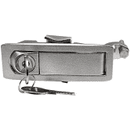 Compression Latch, Key Locking, Raised Trigger, Not sealed, Zinc Alloy, Chrome Plated, Textured