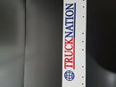 WHITE 24 X 5.5 LOGO 1/4 FENDER MUDFLAP