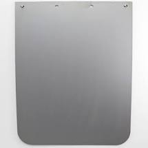 SILVER 24 X 30 PLAIN MUDFLAP