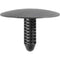 Push Retainer, Trim, Plastic, Black
