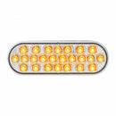 OVAL PEARL LED LIGHT AMBER/CLEAR