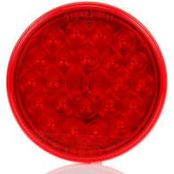 LED, Red Round, 24 Diode, Front/Park/Turn Light