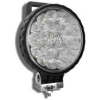 7" Round, 63W, 21 LEDs, 4500Lm output, Long Beam Work Light