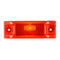 RECTANGULAR SEALED MARKER LIGHT WITH REFLECTOR LENS red