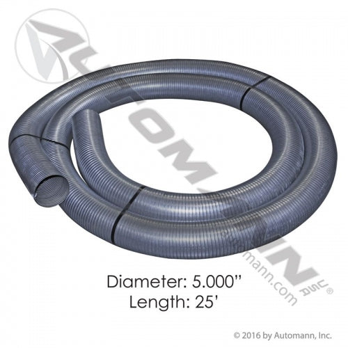 Flex Tubing 5" X 25ft Galvanized