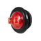 3/4" ROUND MINI RED/RED 1LED MARKER LIGHT W/ GROMMET