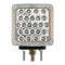 SQUARE DOUBLE FACE PEARL LED LIGHT W/ CLEAR LENS