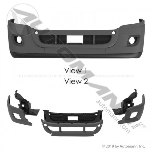 BUMPER ASSEMBLY CASCADIA FREIGHTLINER W/ FOG LAMPS