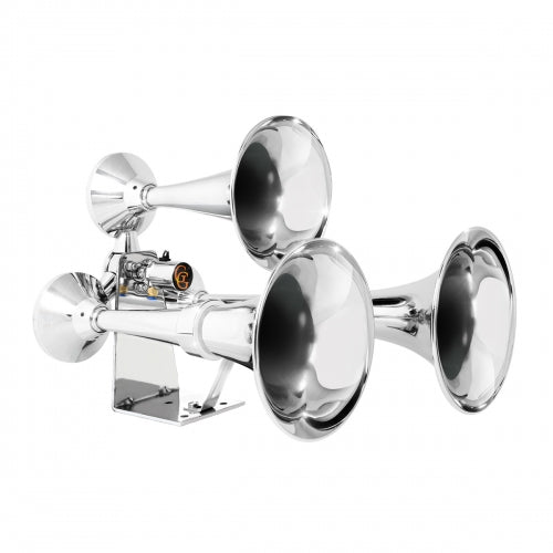 HEAVY DUTY MEGA-SIZE TRAIN HORN WITH DELUXE SOUND