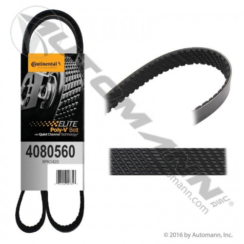 Continental Elite Poly-V Serpentine Belt 8PK1420