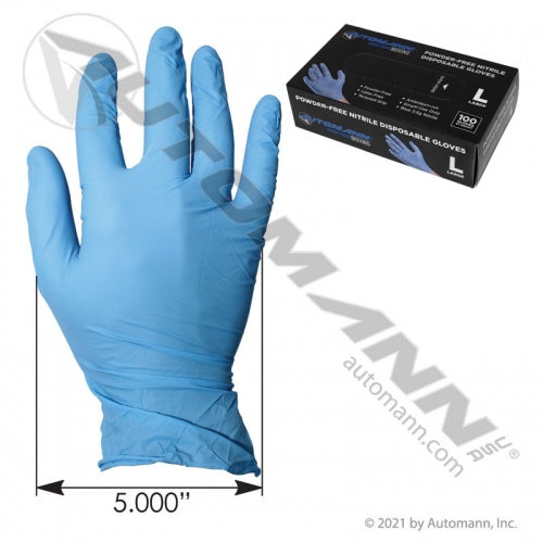 Nitrile Gloves 100ct 3.5g Large