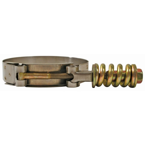 Norma 300 Stainless Steel Spring Loaded T-Bolt Clamp; Clamp Dia. Range: 4-1/16" to 4-3/8"