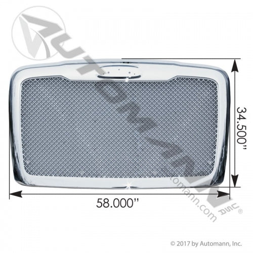 Grille Mesh Chrome P3 Freightliner