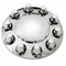 Truck Front Axle Chrome Wheel Cover with Lug Nut Covers